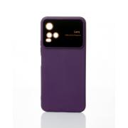 Силиконовый чехол CAMERA PROTECTION для Vivo Y33s фиолетовый