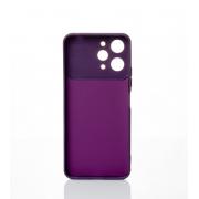Силиконовый чехол CAMERA PROTECTION для Xiaomi Redmi 12 фиолетовый