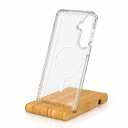 Силиконовый чехол CLEAR с поддержкой MagSafe для Samsung S26 Plus Прозрачный