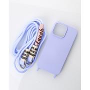 Силиконовый чехол CORD для iPhone 14 фиалковый