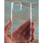 Силиконовый чехол CRYSTAL CASE для iPhone 15 Plus прозрачный