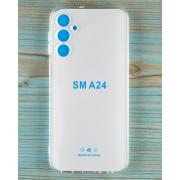 Силиконовый чехол CRYSTAL CASE для Samsung A24 прозрачный