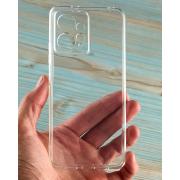 Силиконовый чехол CRYSTAL CASE для Xiaomi Redmi Note 12 4G прозрачный