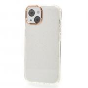 Силиконовый чехол DARK GLITTER для iPhone 13 прозрачный