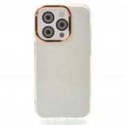 Силиконовый чехол DARK GLITTER для iPhone 13 Pro прозрачный