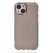 Силиконовый чехол DARK GLITTER для iPhone 14 черный