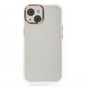Силиконовый чехол DARK GLITTER для iPhone 14 прозрачный