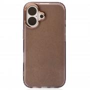 Силиконовый чехол DARK GLITTER для iPhone 16 Plus черный