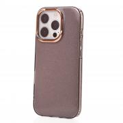 Силиконовый чехол DARK GLITTER для iPhone 16 Pro черный