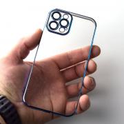 Пластиковый чехол GLITTER для iPhone 11 Pro Max синий