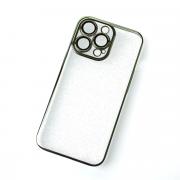 Пластиковый чехол GLITTER для iPhone 13 Pro Max зеленый