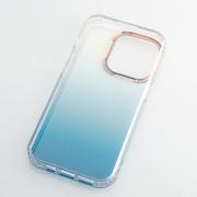 Силиконовый чехол GRADIENT для iPhone 13 Pro Max синий