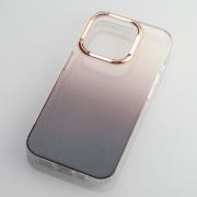 Силиконовый чехол GRADIENT для iPhone 15 Pro черный