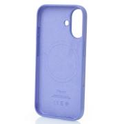 Силиконовый чехол Lux Colors с поддержкой MagSafe для iPhone 16 (AI) Periwinkle
