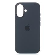 Силиконовый чехол Lux Colors с поддержкой MagSafe для iPhone 16 (AI) Black