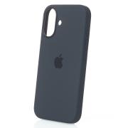 Силиконовый чехол Lux Colors с поддержкой MagSafe для iPhone 16 (AI) Black