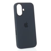 Силиконовый чехол Lux Colors с поддержкой MagSafe для iPhone 16 (AI) Black