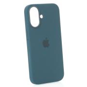 Силиконовый чехол Lux Colors с поддержкой MagSafe для iPhone 16 (AI) Lake Green