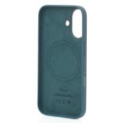Силиконовый чехол Lux Colors с поддержкой MagSafe для iPhone 16 (AI) Lake Green