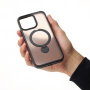 Силиконовый чехол MagSafe 360 для iPhone 11 черный
