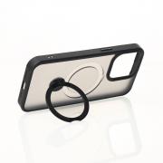 Силиконовый чехол MagSafe 360 для iPhone 11 черный