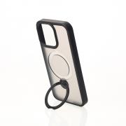 Силиконовый чехол MagSafe 360 для iPhone 11 черный