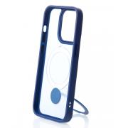 Силиконовый чехол MagSafe 360 для iPhone 11 темно-синий