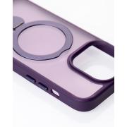 Силиконовый чехол MagSafe 360 для iPhone 11 темно-фиолетовый