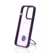 Силиконовый чехол MagSafe 360 для iPhone 11 темно-фиолетовый
