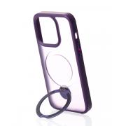 Силиконовый чехол MagSafe 360 для iPhone 11 темно-фиолетовый