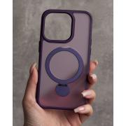 Силиконовый чехол MagSafe 360 для iPhone 11 темно-фиолетовый