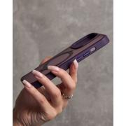 Силиконовый чехол MagSafe 360 для iPhone 11 темно-фиолетовый