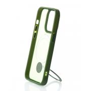 Силиконовый чехол MagSafe 360 для iPhone 11 темно-зеленый