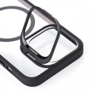 Силиконовый чехол MagSafe CAMERA GLASS PROTECTION для iPhone 15 Pro Max черный
