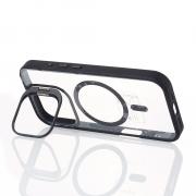 Силиконовый чехол MagSafe CAMERA GLASS PROTECTION для iPhone 16 Pro Max черный