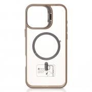 Силиконовый чехол MagSafe CAMERA GLASS PROTECTION для iPhone 16 Pro Max серый