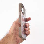 Силиконовый чехол MagSafe CAMERA GLASS PROTECTION для iPhone 16 Pro Max серый