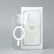 Силиконовый чехол MagSafe CLEAR для Samsung S23 Plus Прозрачный