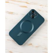 Силиконовый чехол MagSafe COLORS 2 + Camers Protection для iPhone 14 нефритовый