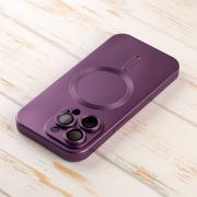 Силиконовый чехол MagSafe COLORS 2 + Camers Protection для iPhone 14 Pro Max фиолетовый