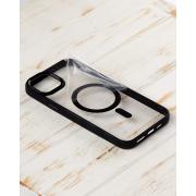 Силиконовый чехол MagSafe COLORS для iPhone 13 черный
