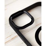 Силиконовый чехол MagSafe COLORS для iPhone 13 черный