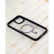 Силиконовый чехол MagSafe COLORS для iPhone 13 черный