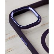Силиконовый чехол MagSafe COLORS для iPhone 13 фиолетовый