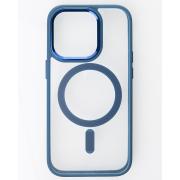 Силиконовый чехол MagSafe COLORS для iPhone 13 синий