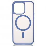 Силиконовый чехол MagSafe MATTE для iPhone 12 Pro фиалковый