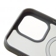 Силиконовый чехол MagSafe MATTE для iPhone 16 Pro серый
