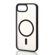 Силиконовый чехол MATTE с поддержкой MagSafe для iPhone 16E classic black