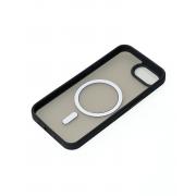 Силиконовый чехол MATTE с поддержкой MagSafe для iPhone 16E classic black