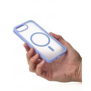 Силиконовый чехол MATTE с поддержкой MagSafe для iPhone 16E lavander